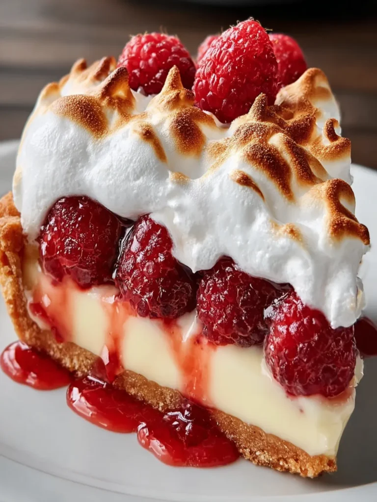 Creamy Raspberry Meringue Tart First Image