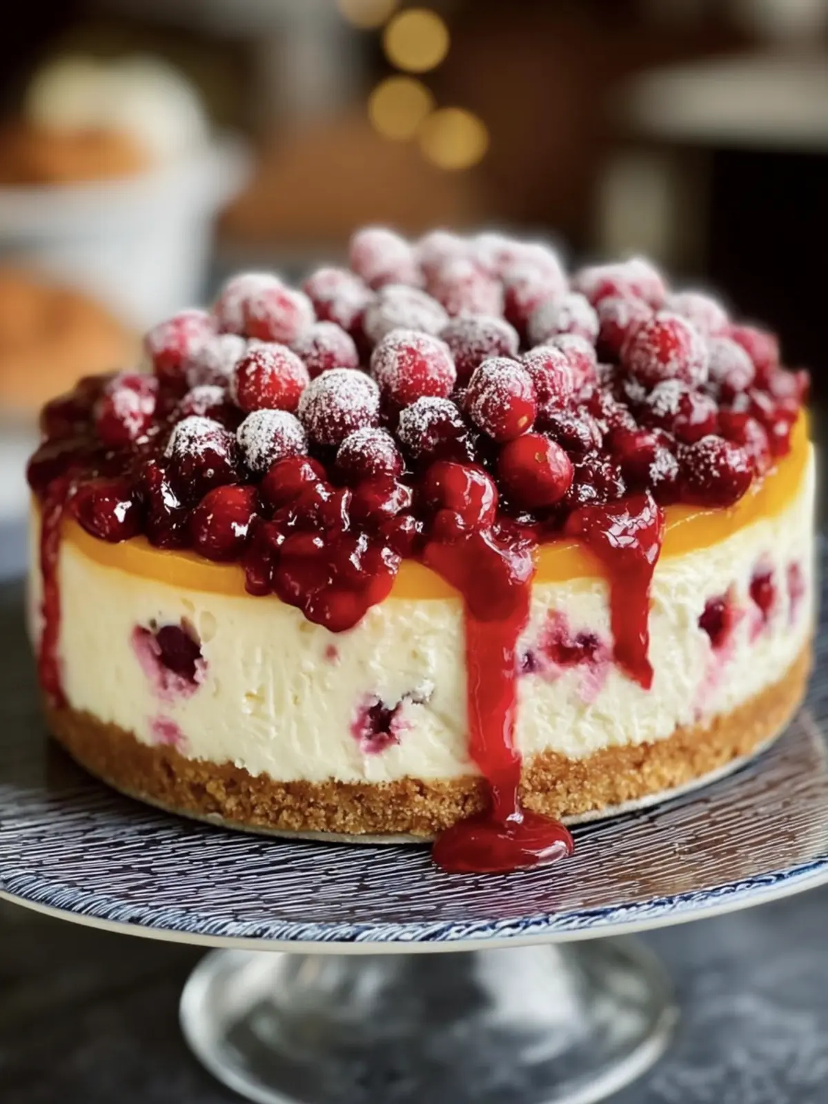 Cranberry Orange Cheesecake Delight First Image