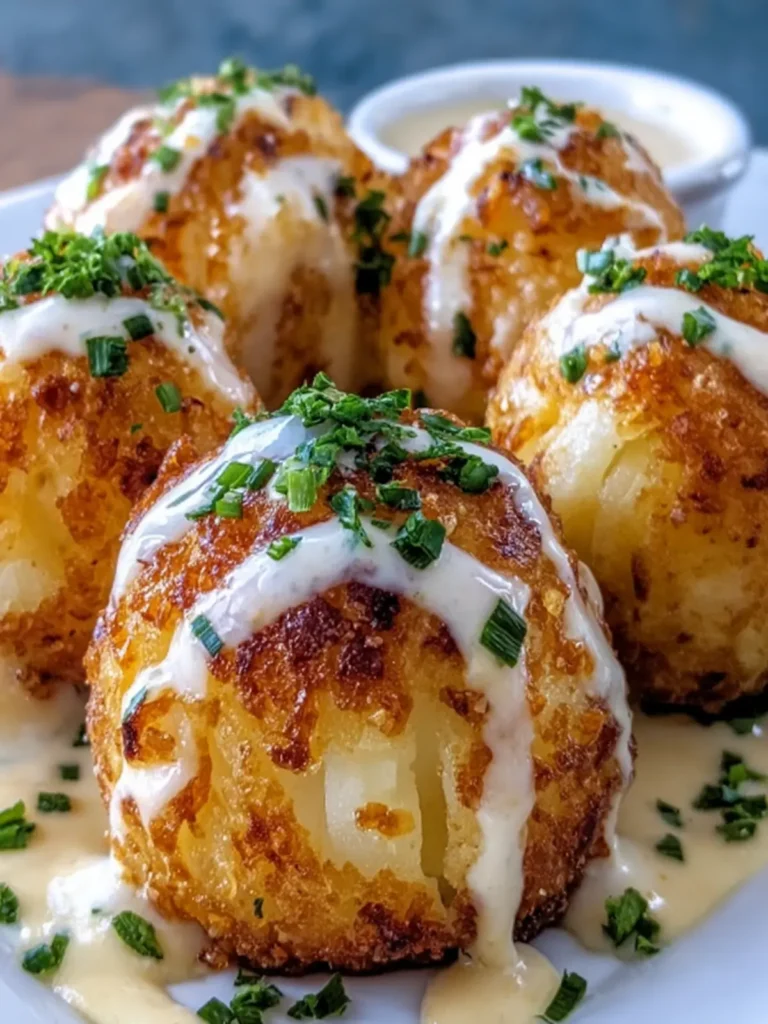 Crispy Garlic Mashed Potato Balls First Image