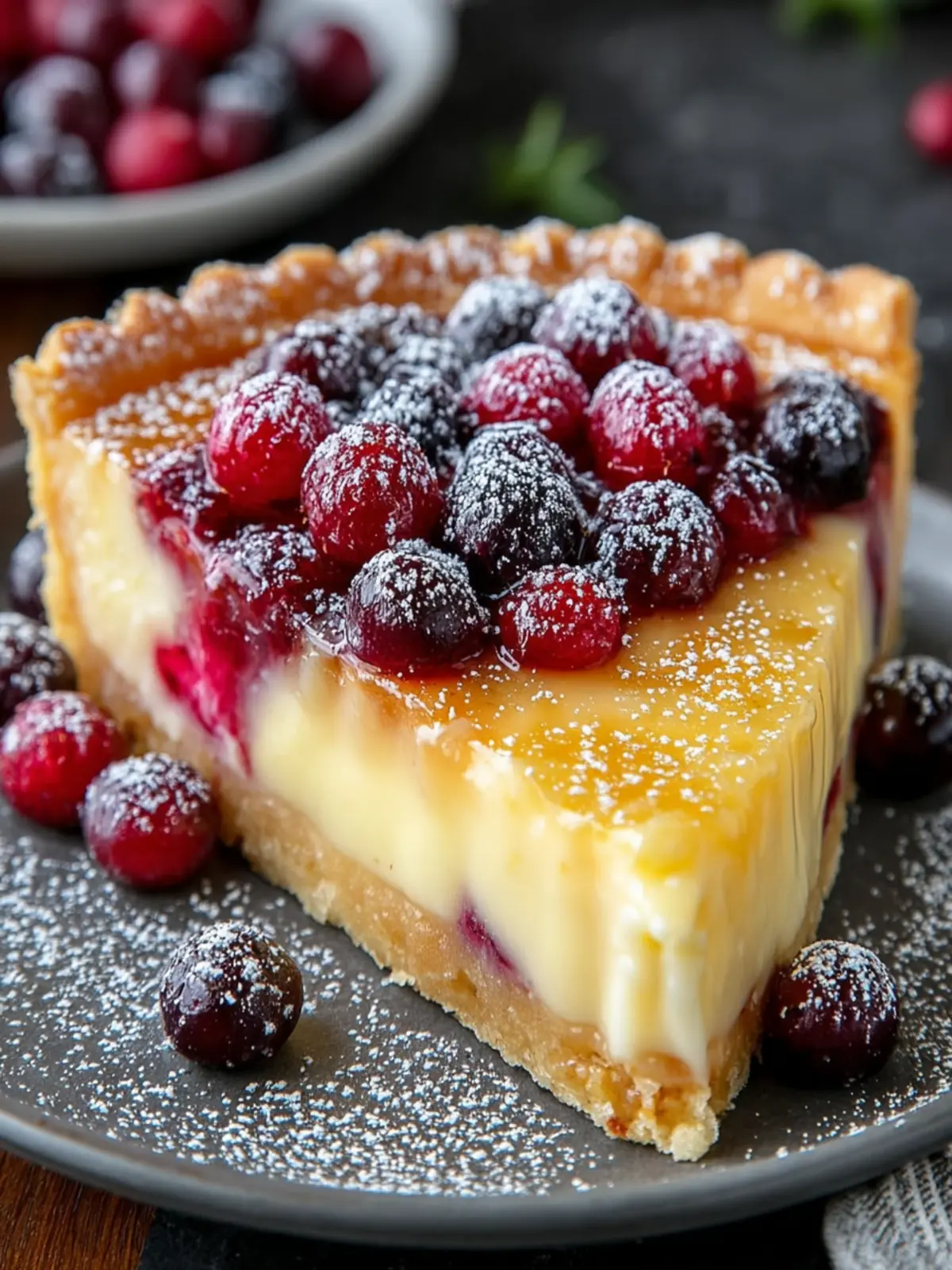 Creamy Custard Tart with Berries First Image