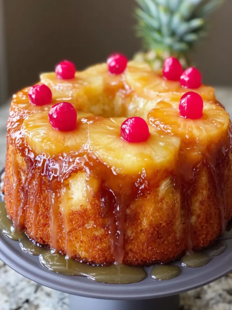 Pineapple Upside-Down Bundt Cake First Image