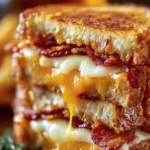 Crispy Bacon Grilled Cheese Sandwich First Image