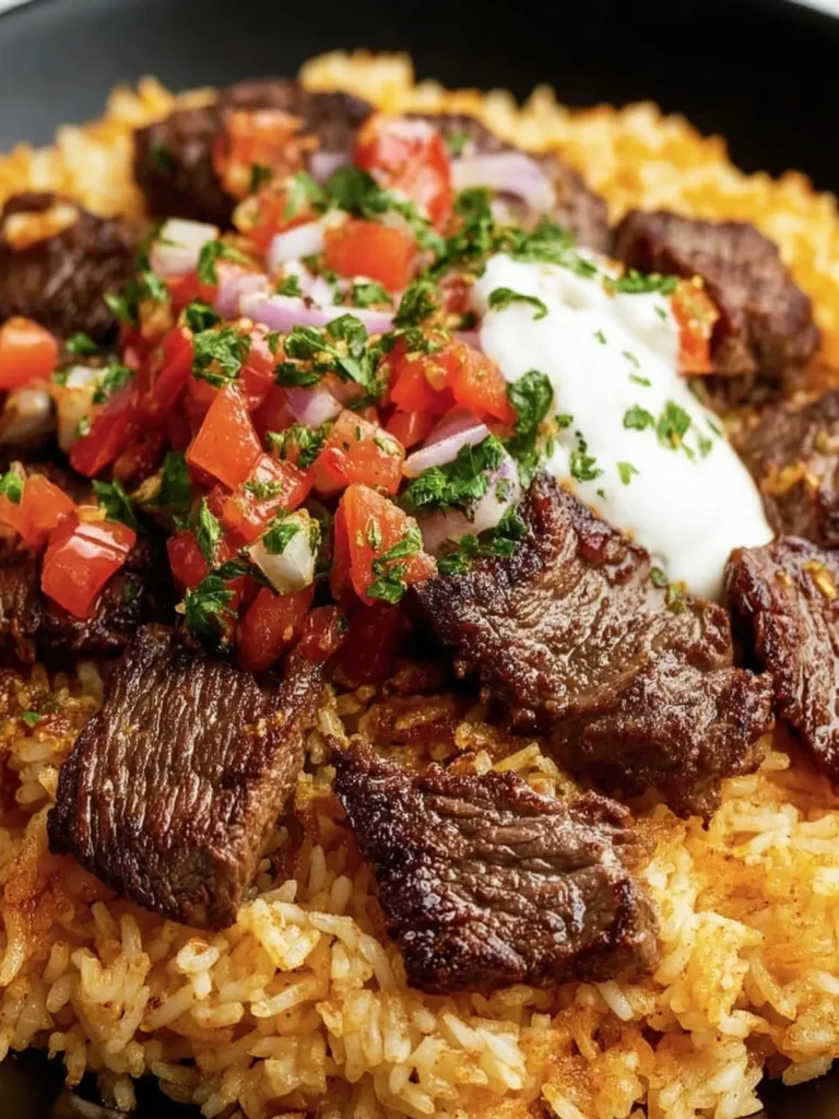 Middle Eastern Spiced Beef Rice First Image