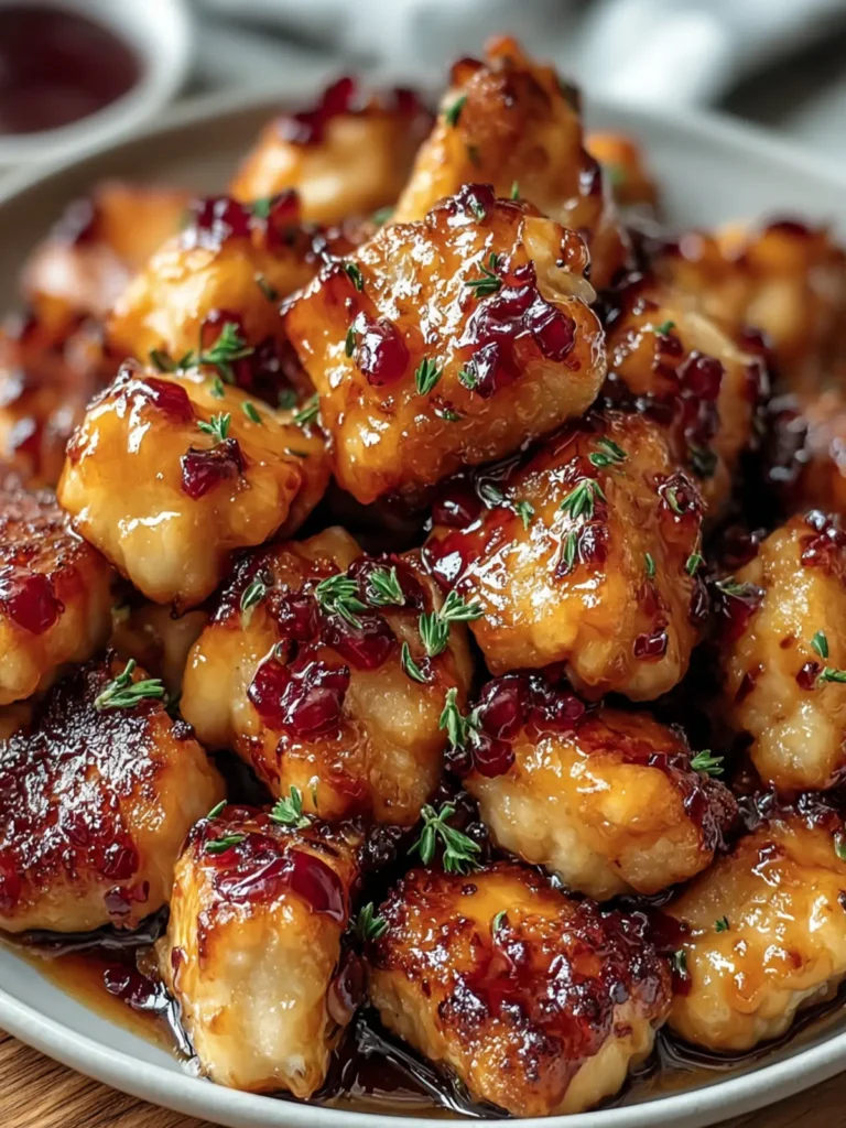 Sticky Honey Garlic Chicken Bites First Image