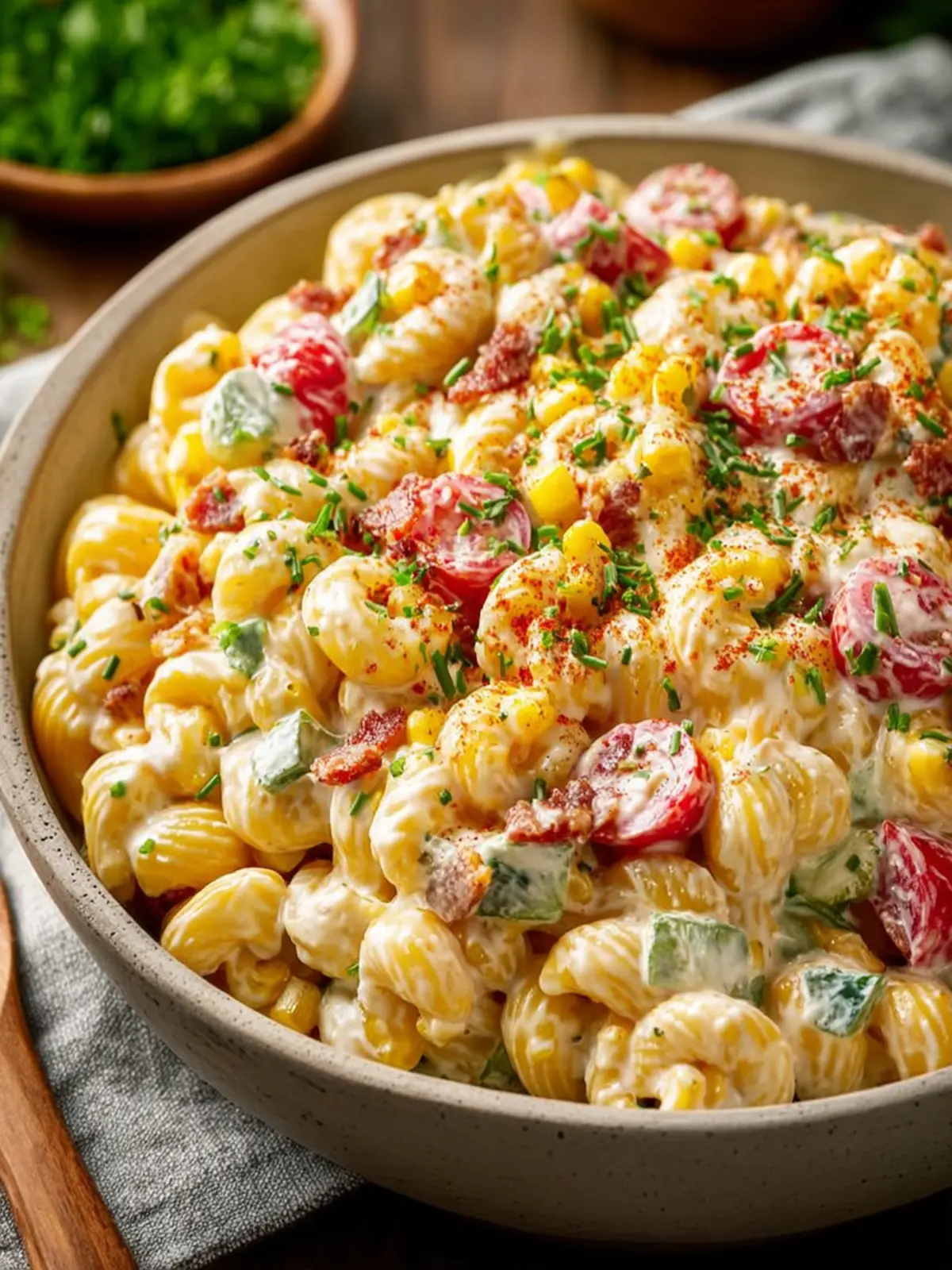 Creamy Summer Pasta Salad First Image