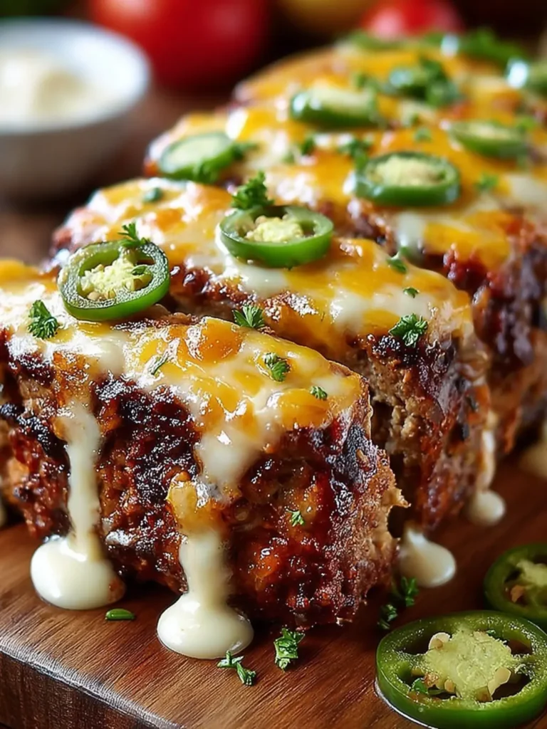 Spicy Jalapeño Cheese Meatloaf First Image