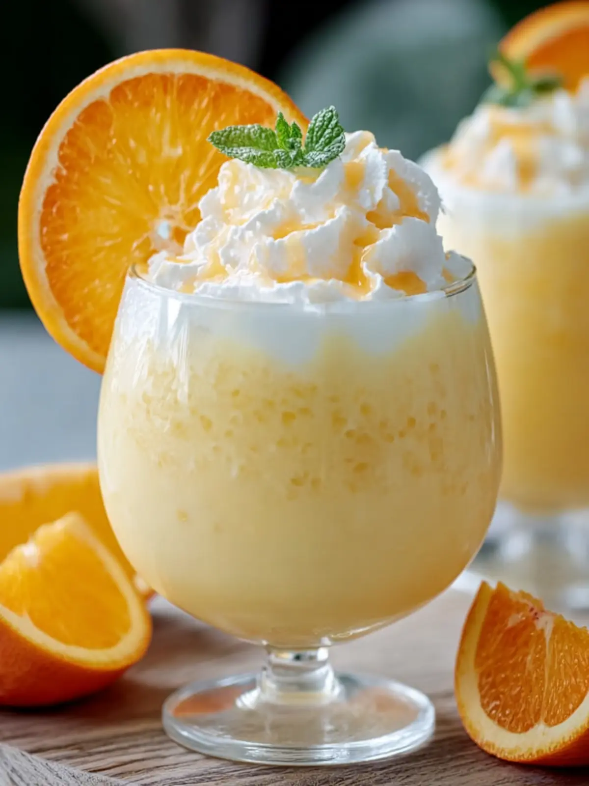Creamy Orange Tropical Dessert First Image