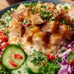 Teriyaki Chicken Crispy Rice Salad First Image