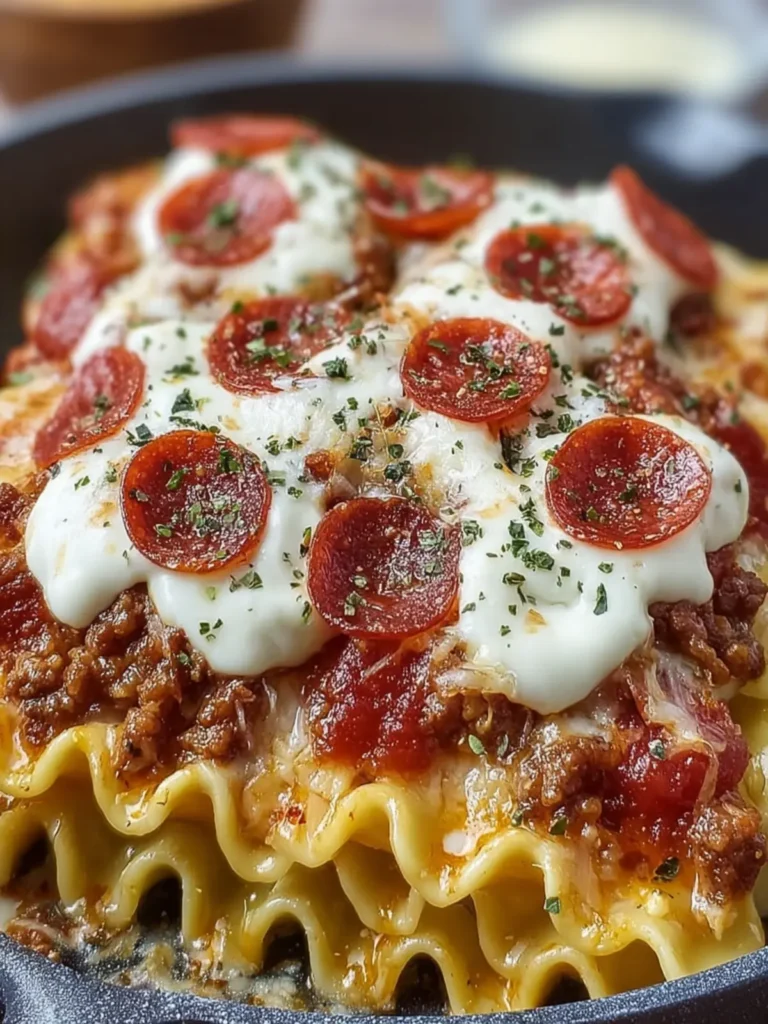 Pepperoni Meat Lovers Lasagna Bake First Image