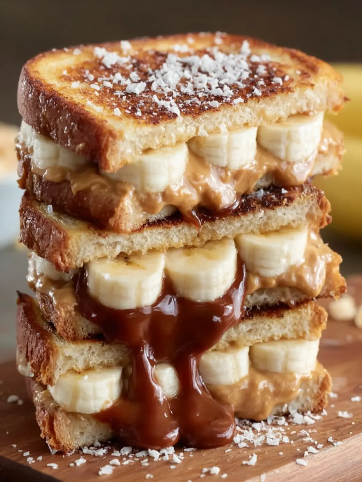 Grilled Peanut Butter Banana Sandwich First Image