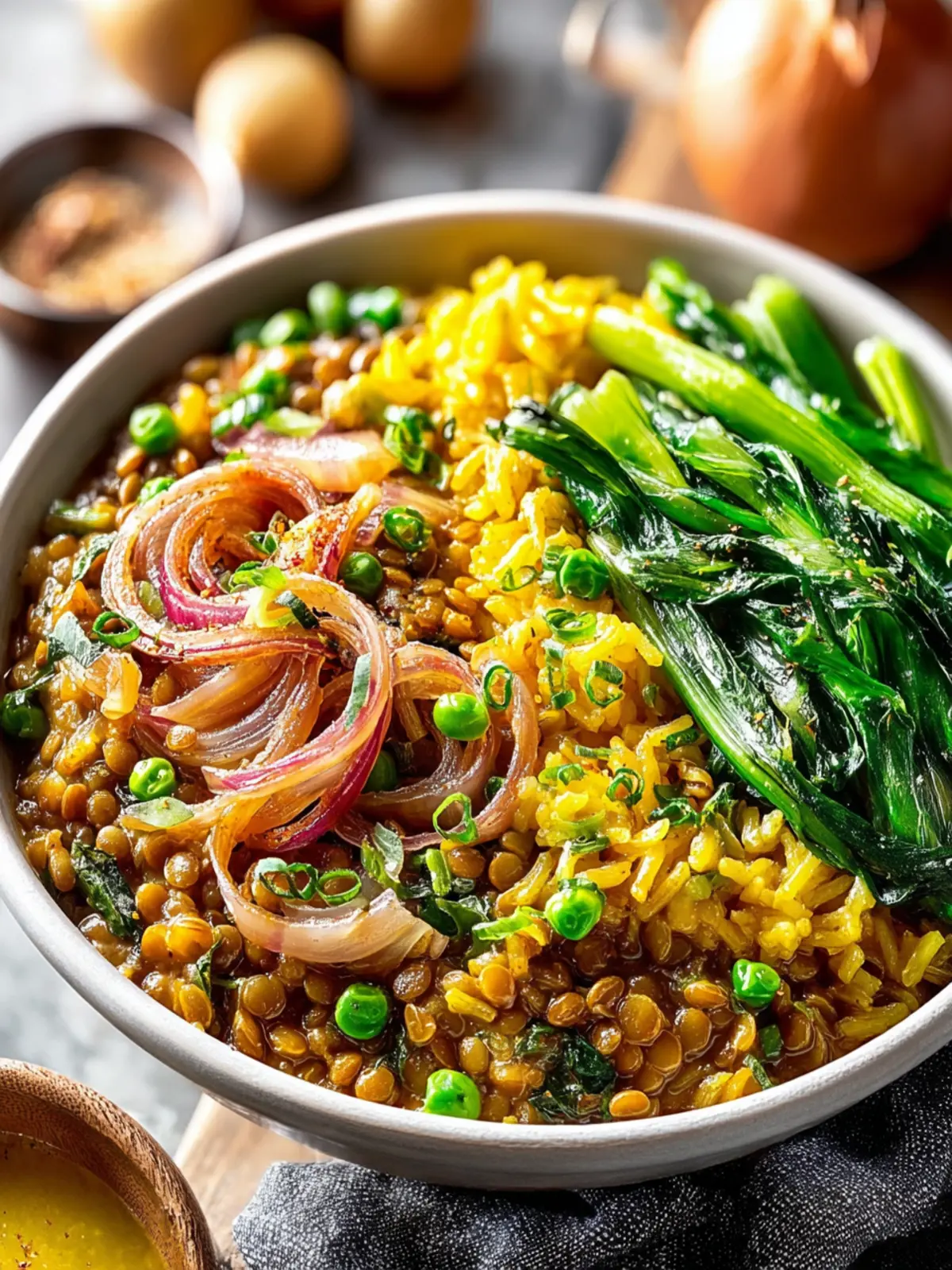 Mujadara (Lentils and Rice) Recipe First Image