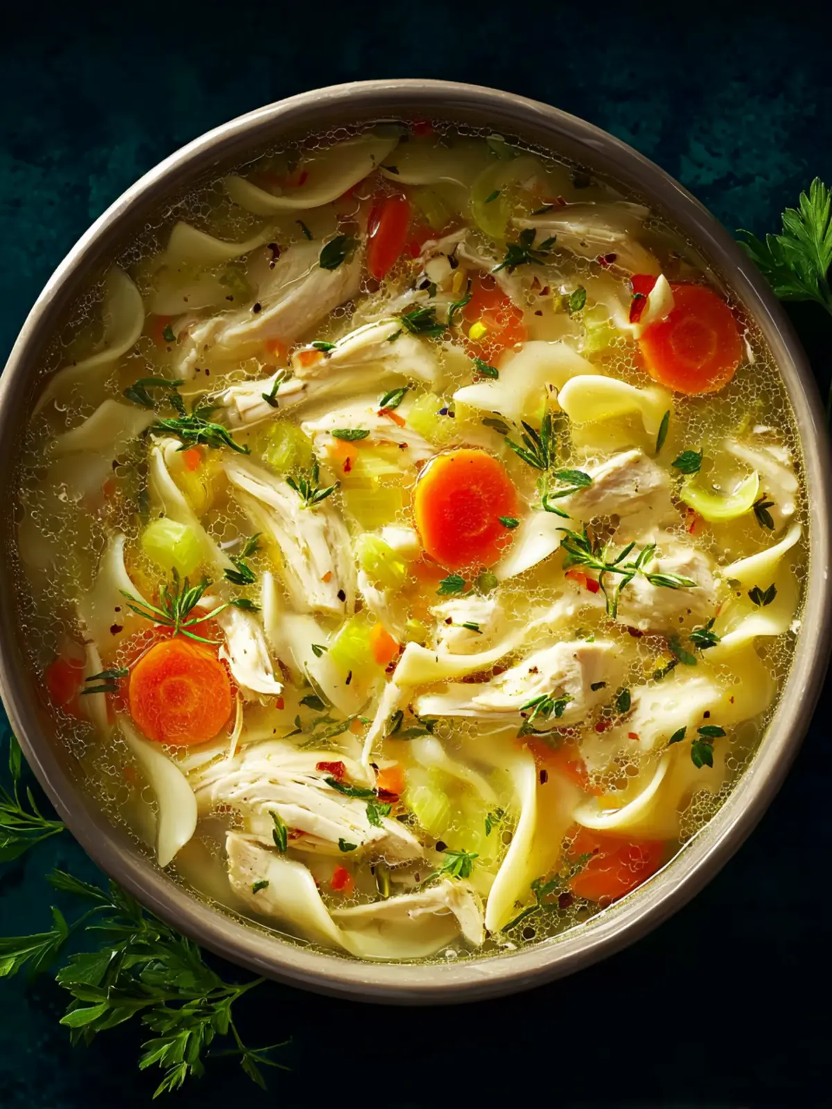 Rotisserie Chicken Noodle Soup First Image