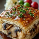 Irresistible Savory Chicken Mushroom Puff Pastry Recipe First Image