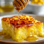 Irresistible Sweet Corn Pudding with Honey Drizzle Recipe First Image