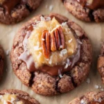 German Chocolate Thumbprint Cookies First Image