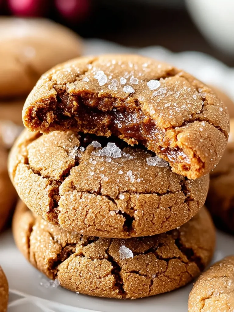 Irresistible Chewy Ginger Molasses Cookies Recipe First Image