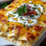 Creamy White Chicken Enchilada Casserole You’ll Crave Forever First Image