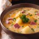 Cheesy Ham and Potato Soup First Image