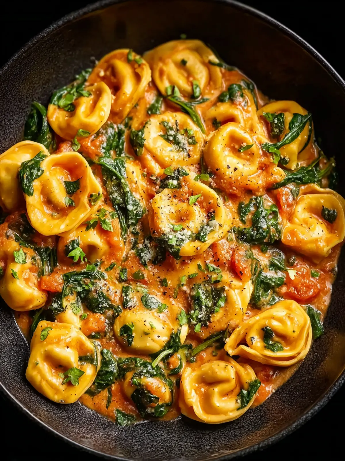 Creamy Spinach Tomato Tortellini: An Incredible Ultimate Recipe First Image