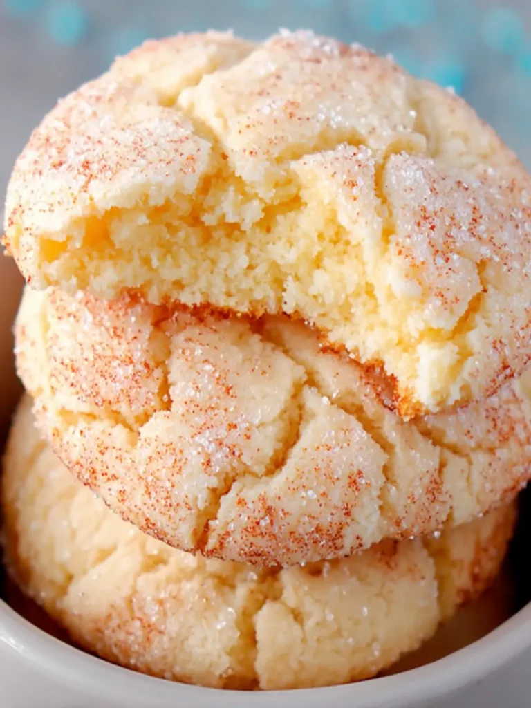 Vanilla Crackle Cookies {Sugar Crinkle Cookies} First Image