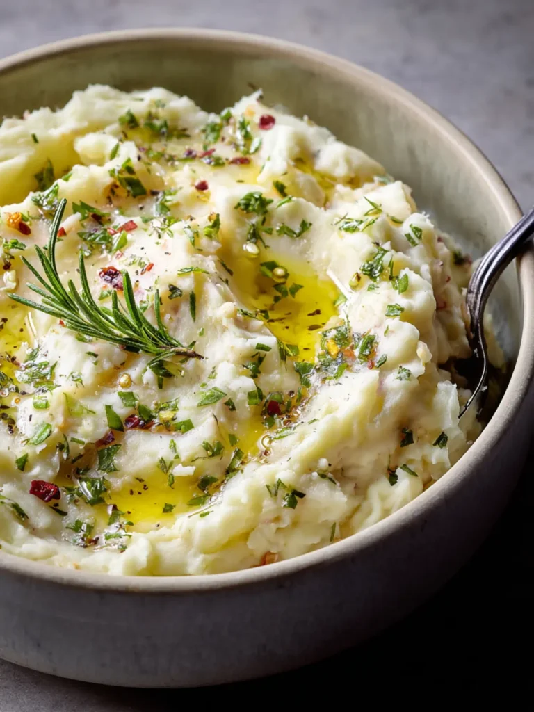 Creamy Herbed Yogurt Mashed Potatoes Recipe Delight First Image