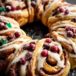 Irresistible Christmas Morning Cinnamon Roll Wreath Recipe First Image