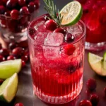 A Cranberry Rosemary Mocktail Perfect for the Season First Image