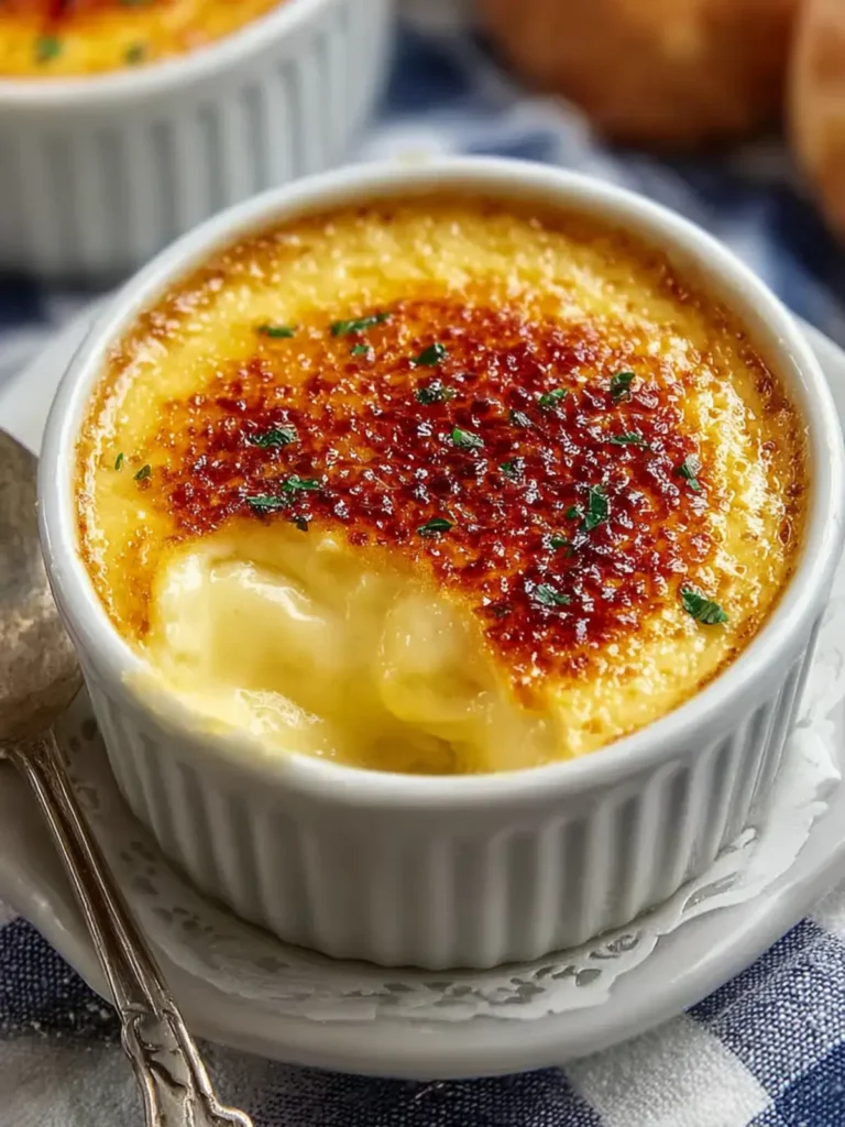 Keto Baked Egg Custard First Image