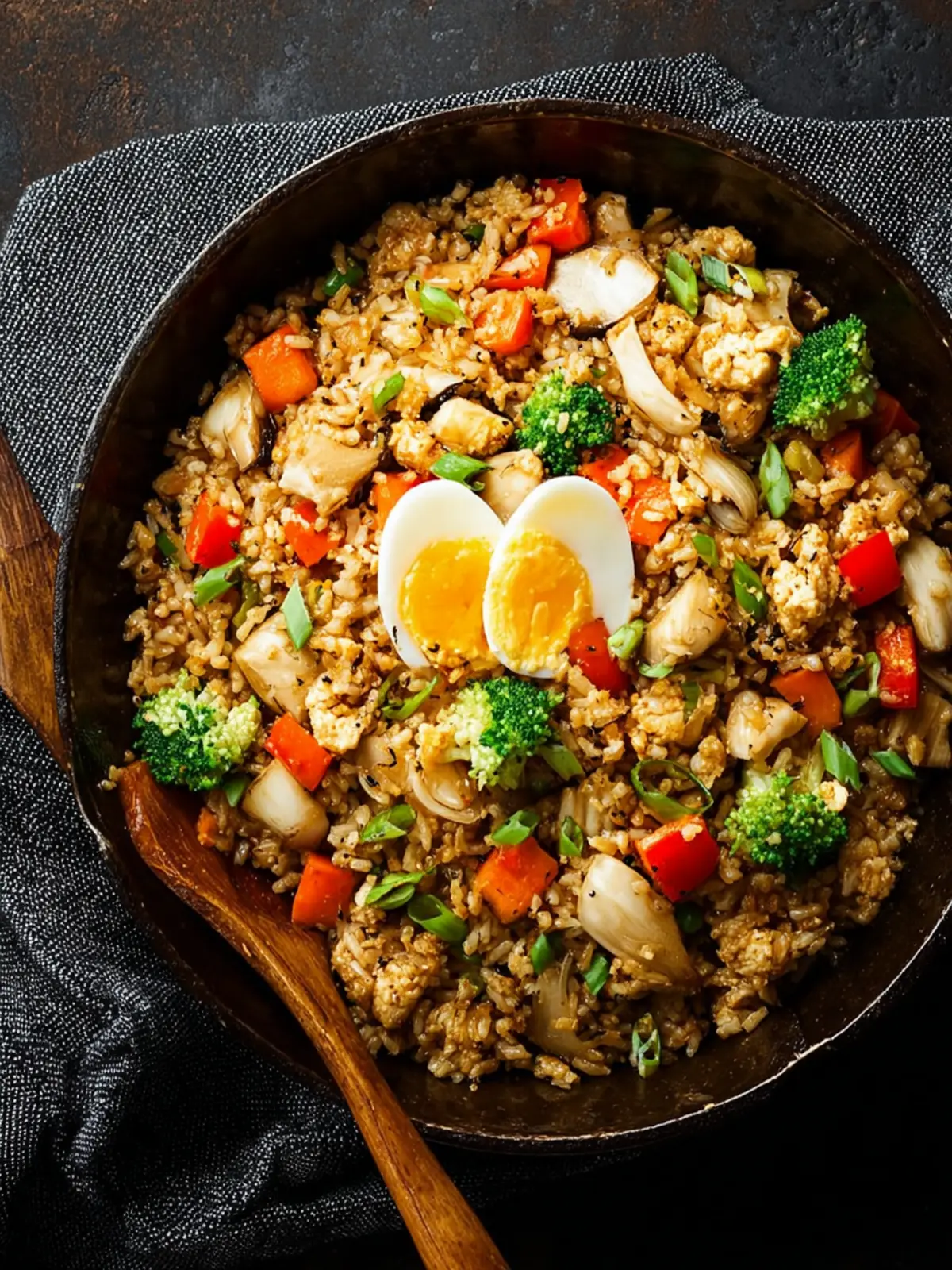 Leftover Fried Rice, Veggies and Eggs: Easy Comfort Food Magic