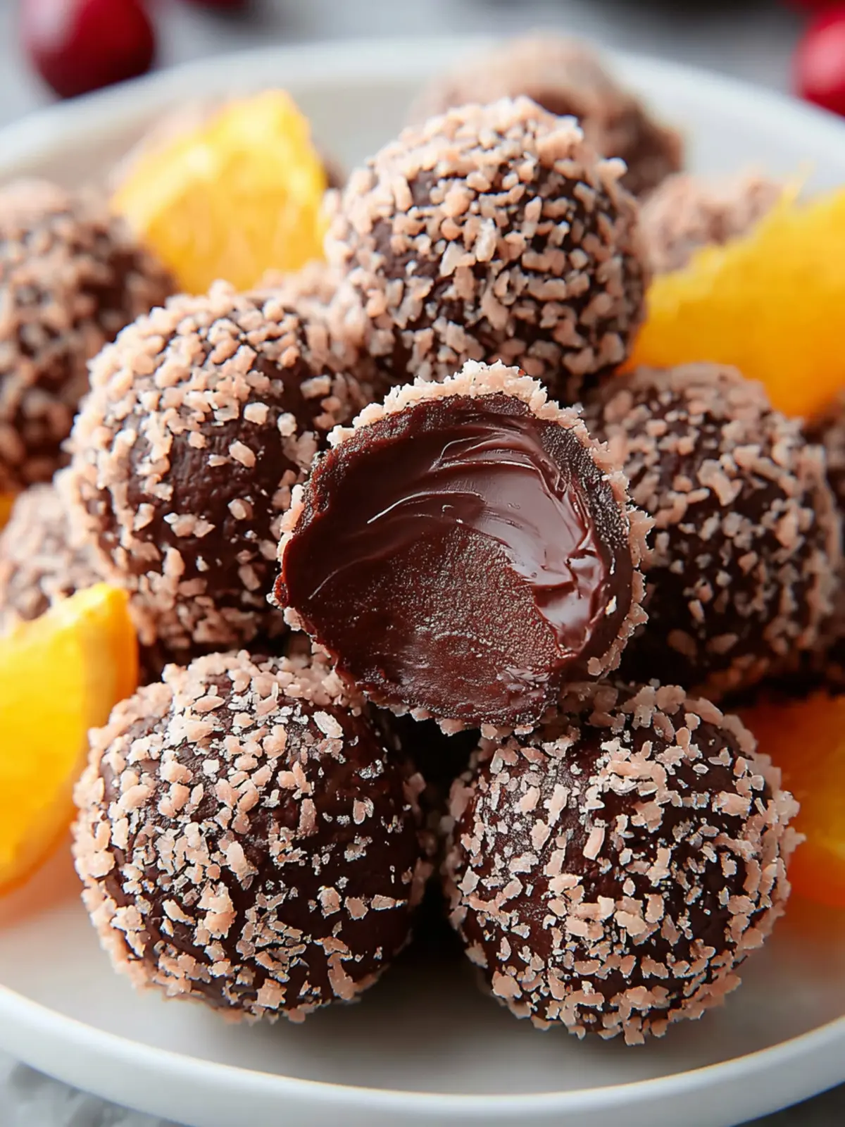 Irresistible Festive Orange Chocolate Truffles Recipe First Image