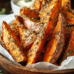 Irresistible Zaatar Roasted Sweet Potato Wedges Recipe First Image