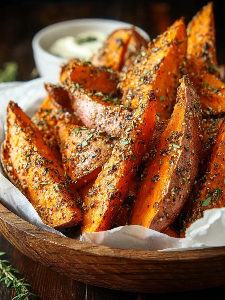 Irresistible Zaatar Roasted Sweet Potato Wedges Recipe First Image