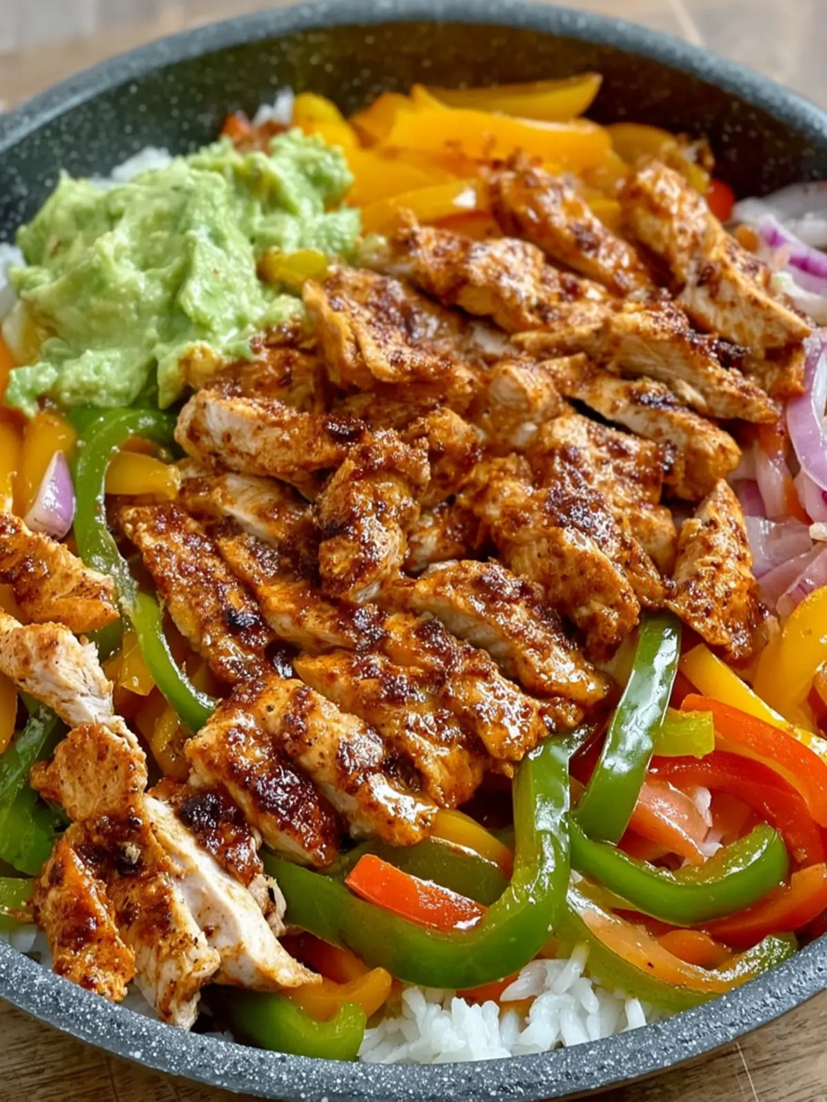 Chicken Fajita Bowl Recipe First Image