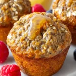 High Fiber Muffins (Oil-Free Oatmeal Breakfast) First Image