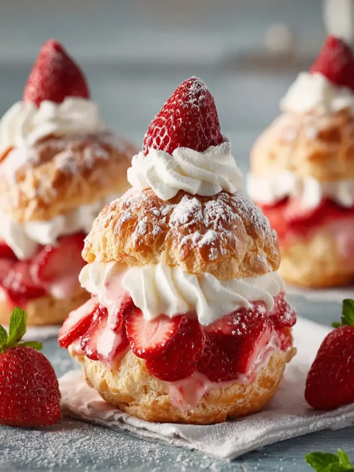 Strawberry Cream Puffs First Image