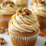 Irresistible Maple Walnut Buttercream Cupcakes Recipe First Image