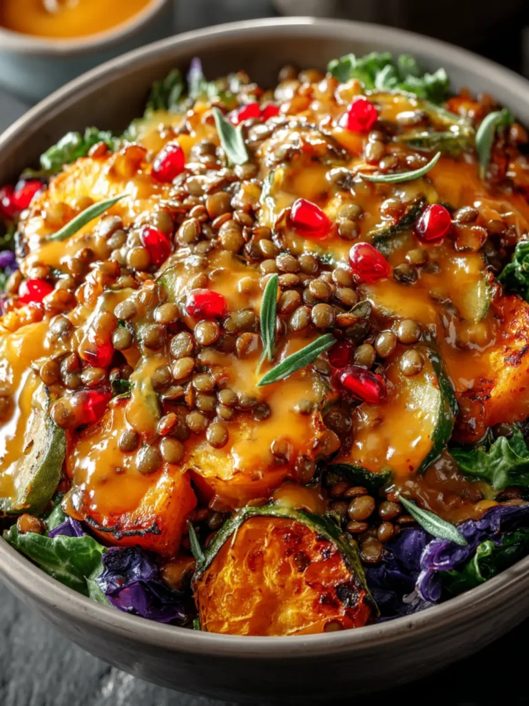 Roasted Squash & Lentil Bowl: A Flavor-Packed Plant-Forward Dinner First Image