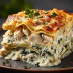 Creamy White Chicken & Spinach Lasagna for Comfort Food Bliss First Image