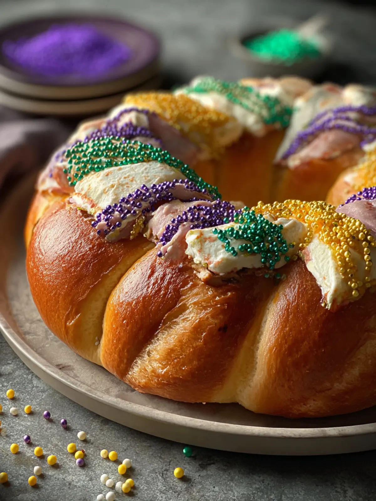 King Cake Recipe First Image