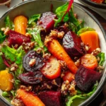 Vibrant Balsamic Roasted Beet and Carrot Salad Recipe First Image