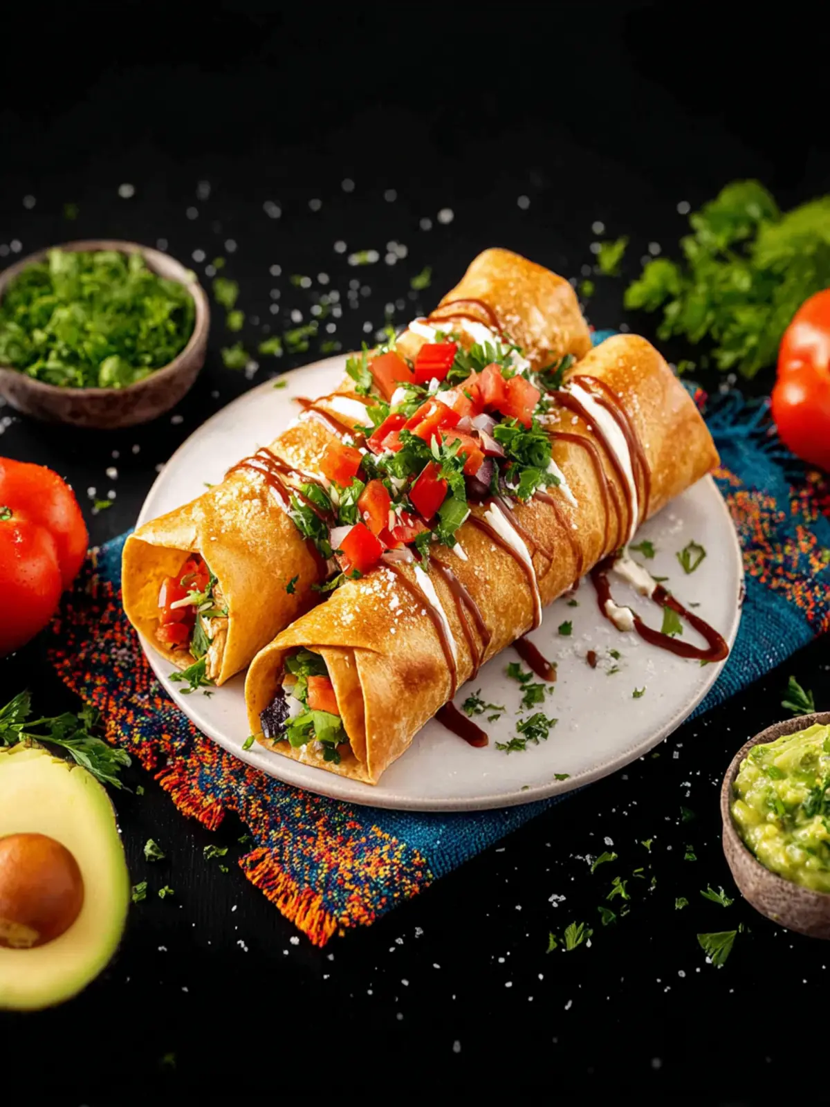 Chicken Chimichangas First Image