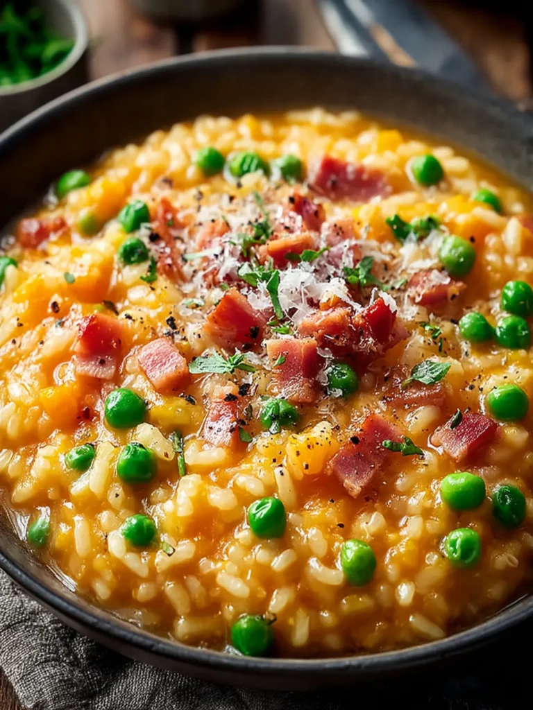 Creamy Ham and Pea Risotto Recipe: Comfort in Every Bite First Image