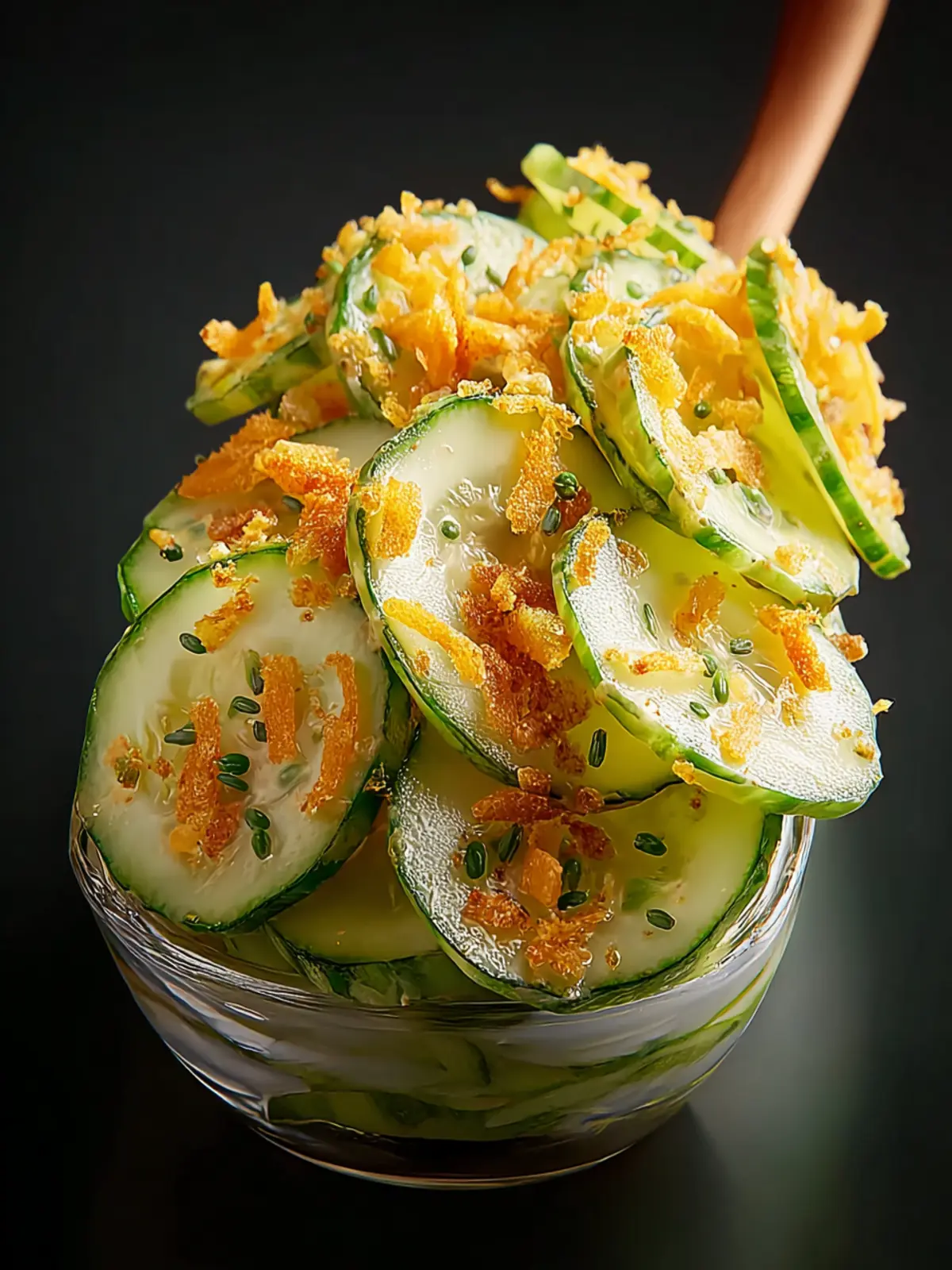 Crispy Cucumber Snack with Cheddar: A Flavorful Delight First Image