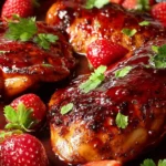 Barbecued Strawberry Chicken First Image