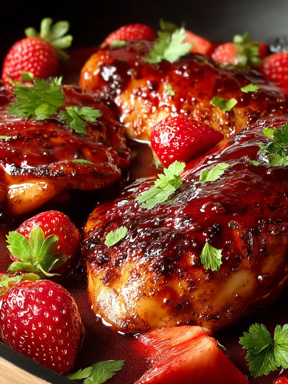 Barbecued Strawberry Chicken First Image