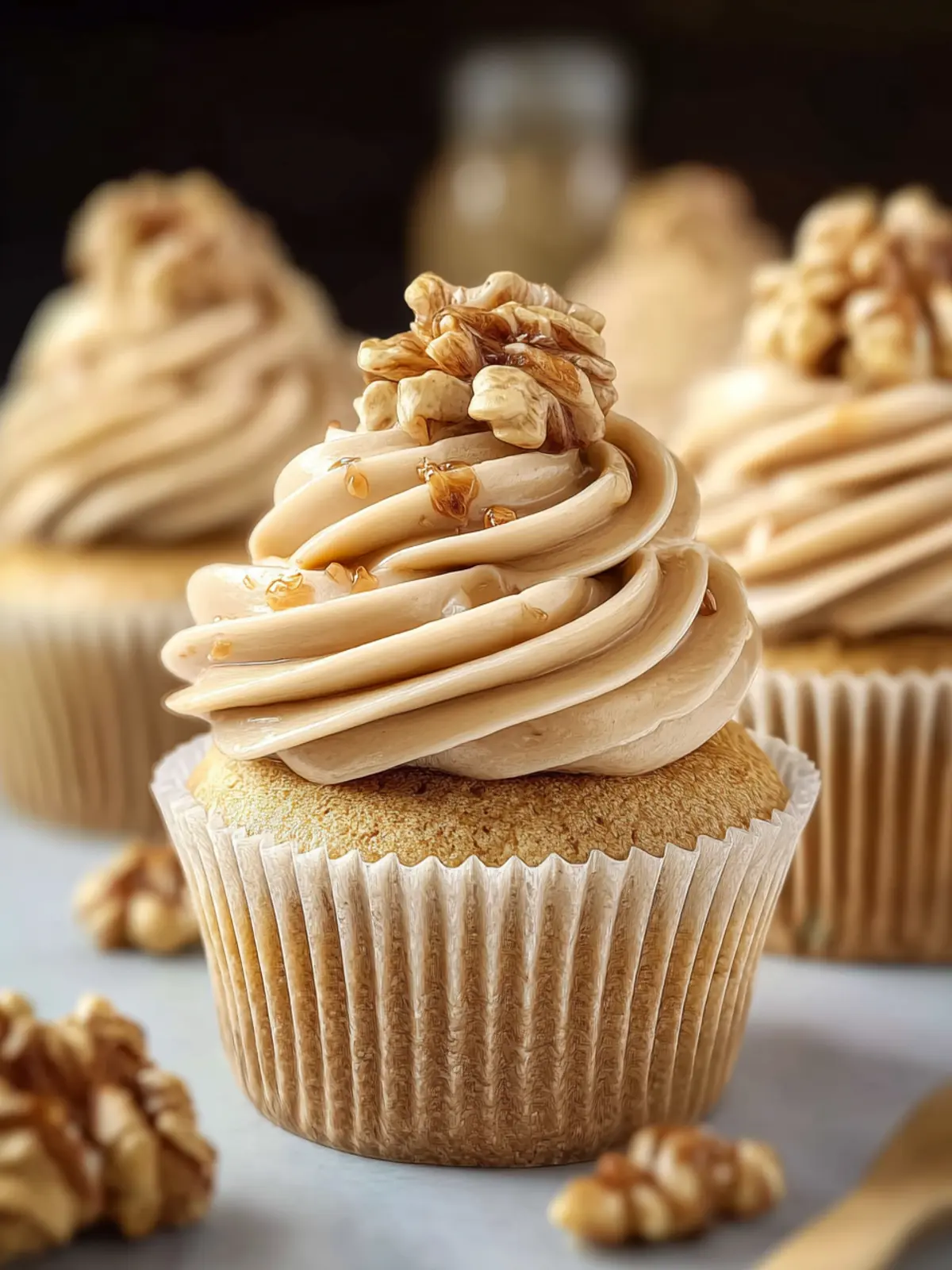 Irresistible Maple Walnut Buttercream Cupcakes Recipe First Image