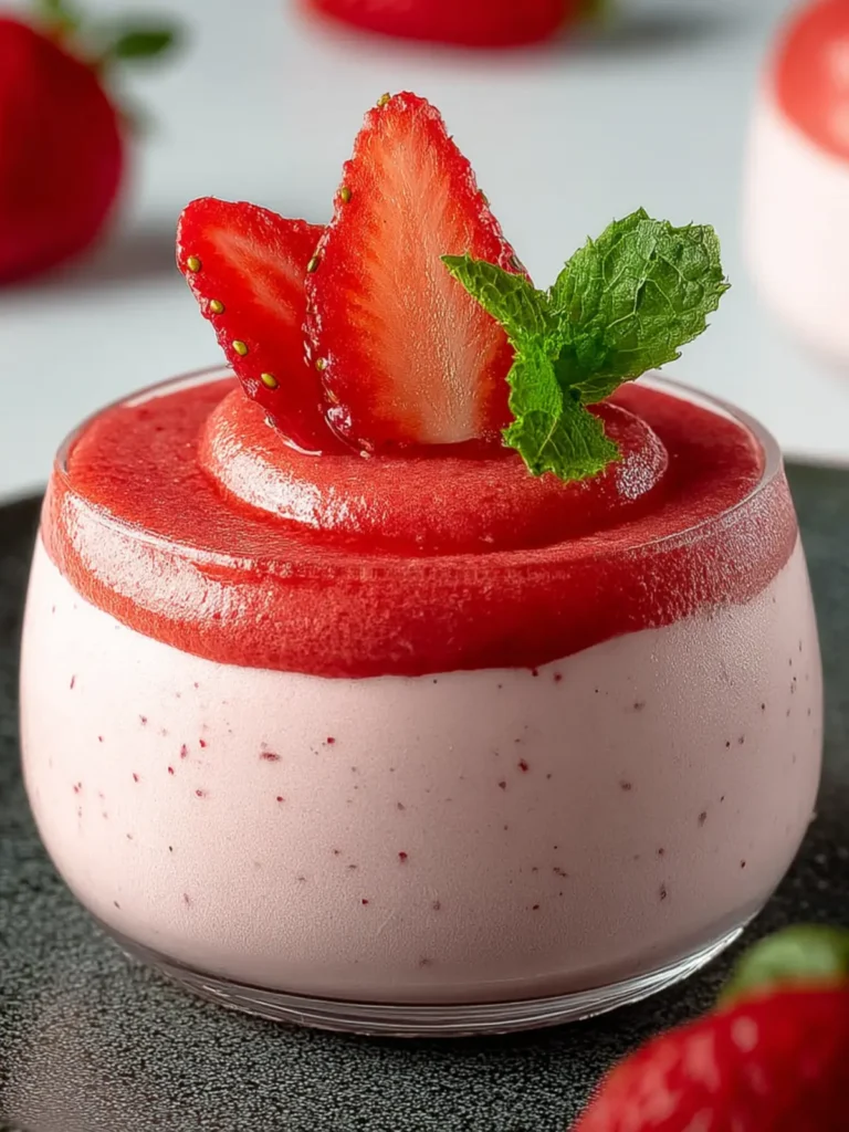 Irresistible Easy Strawberry Mousse Recipe to Delight You First Image