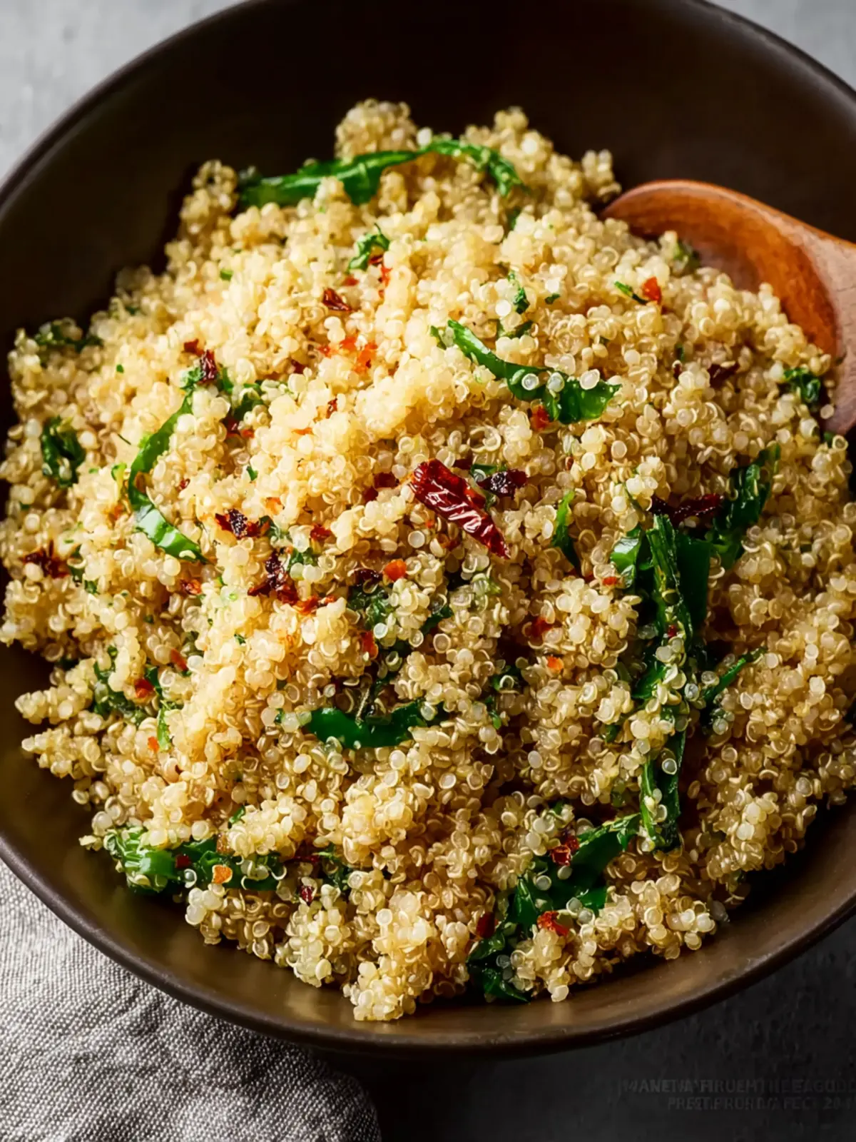 5-Ingredient Garlic Butter Quinoa First Image
