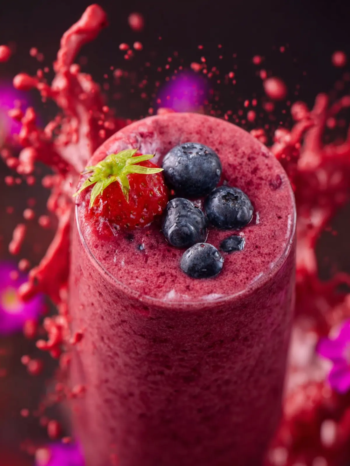 Berry Blast Smoothie Recipe (No Banana) First Image