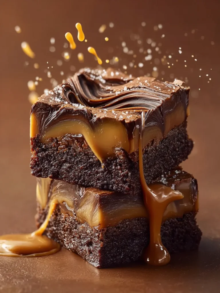 Decadent Caramel Swirl Brownies First Image